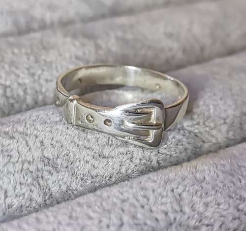 Silver Belt Ring