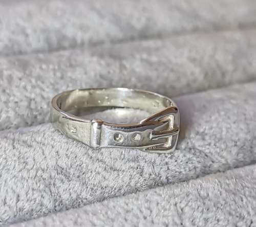 Silver Belt Ring