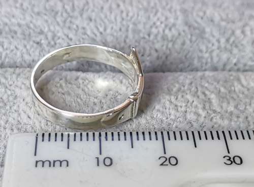 Silver Belt Ring