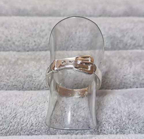 Silver Belt Ring