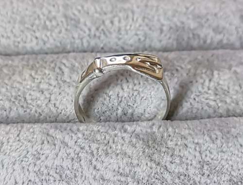 Silver Belt Ring
