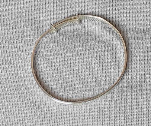 Dainty Silver Bangle