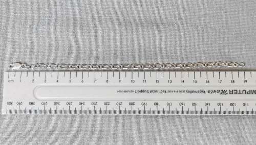 Silver Figaro Bracelet