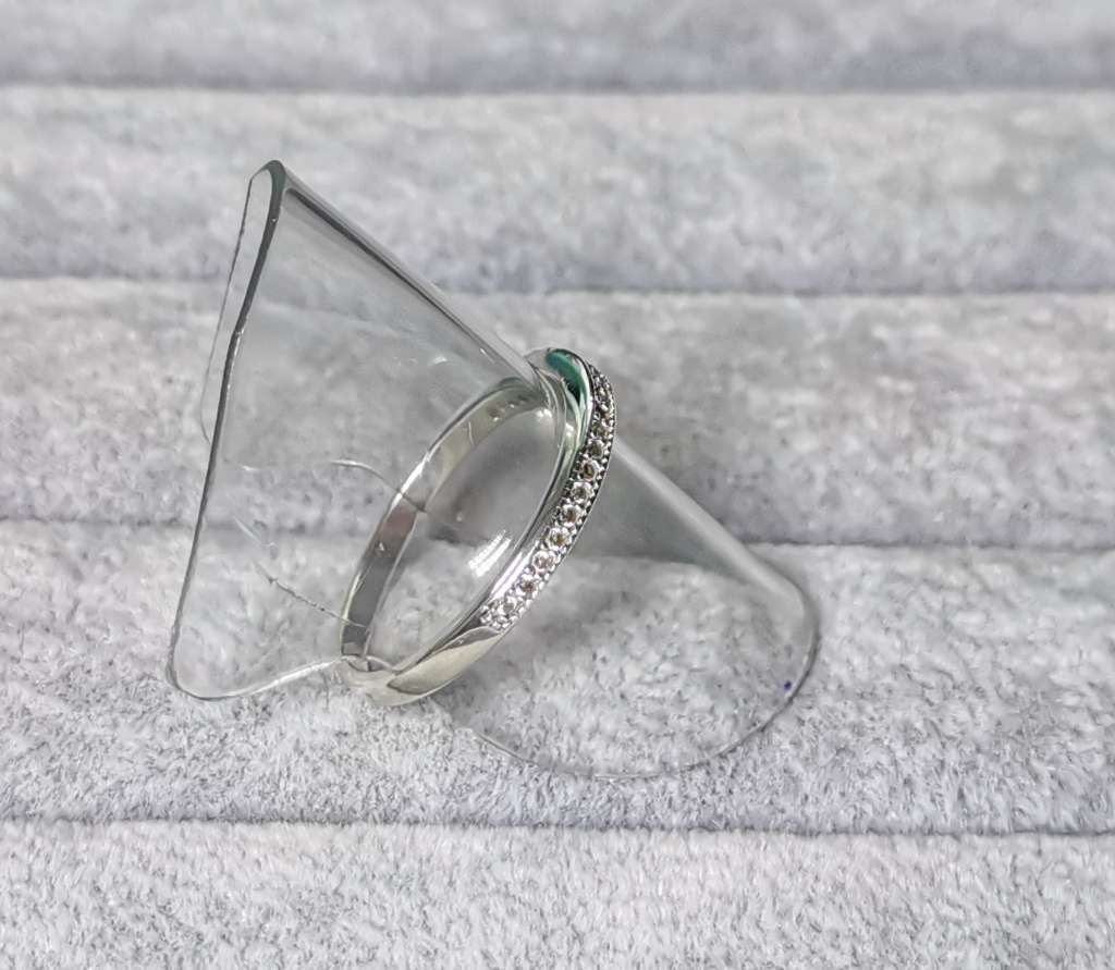 Silver Half Eternity Ring