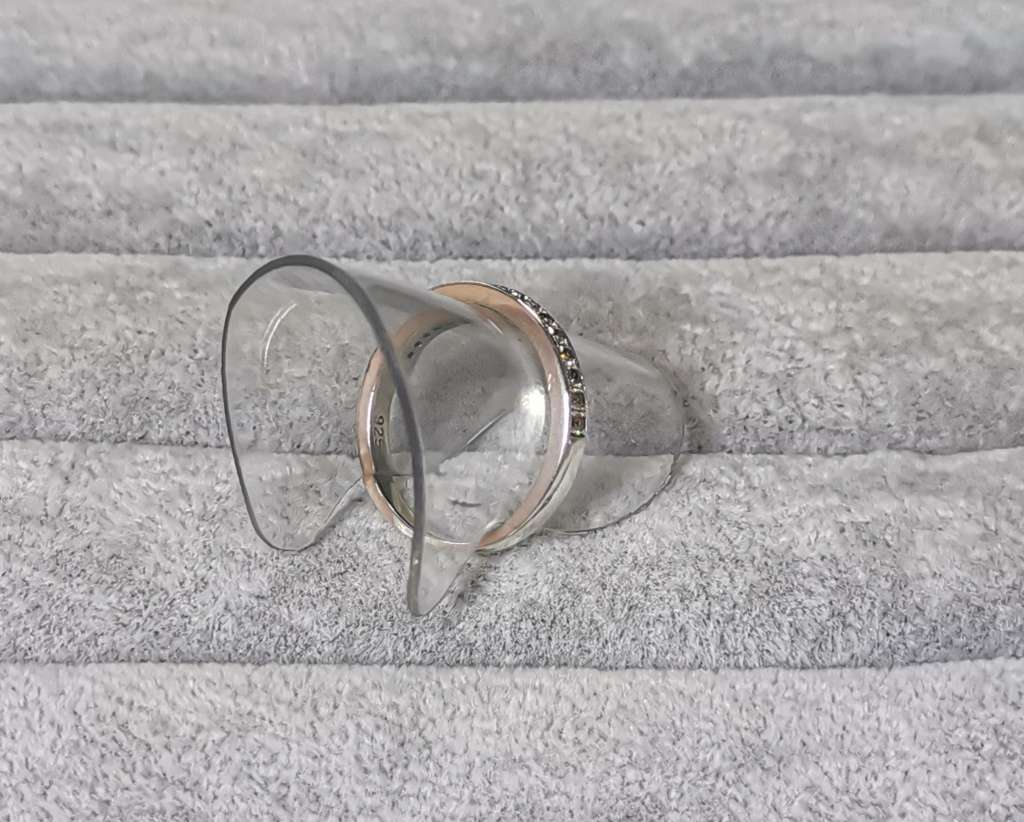 Silver Half Eternity Ring