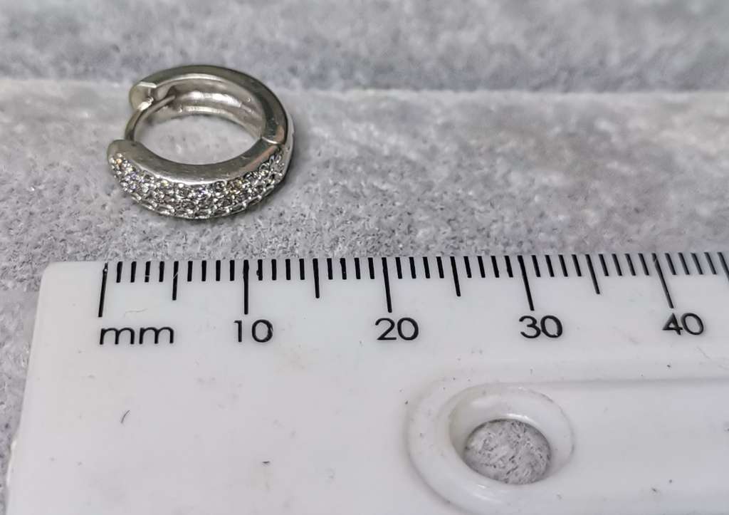 Dazzling Silver Earrings