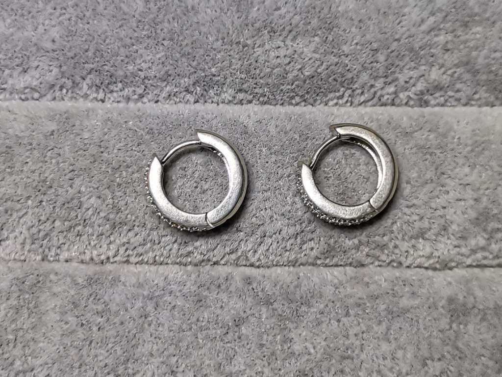 Dazzling Silver Earrings