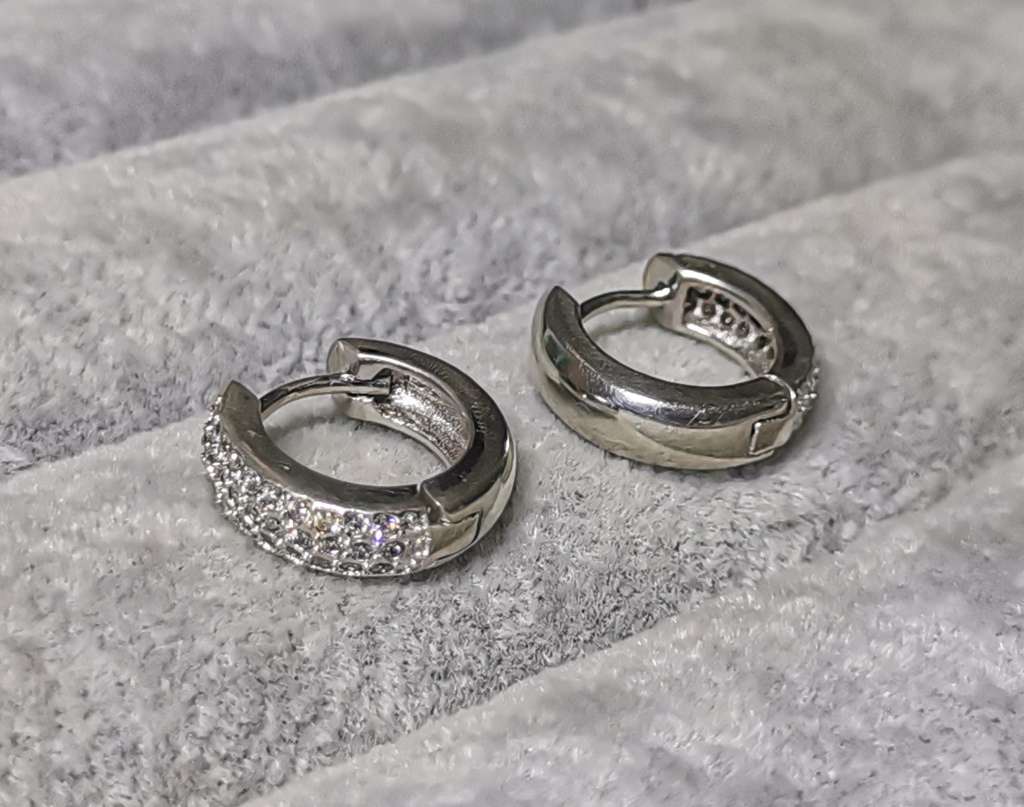 Dazzling Silver Earrings