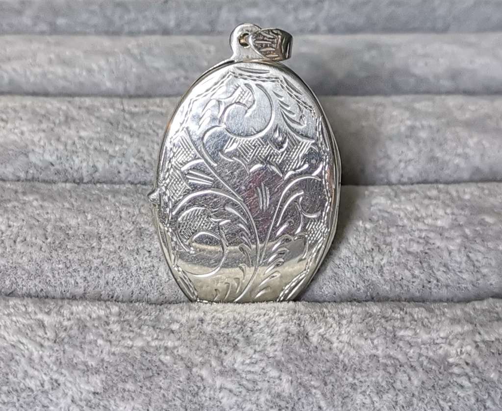 Detailed Silver Locket