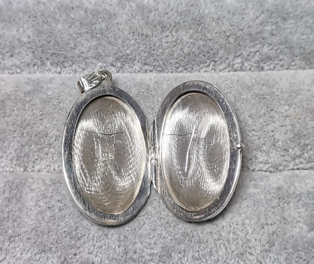 Detailed Silver Locket