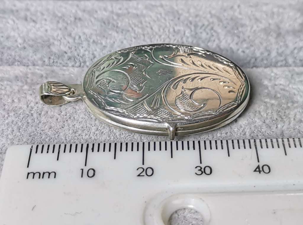 Detailed Silver Locket