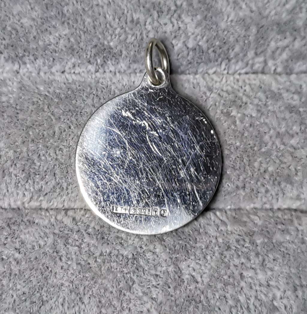 Silver St. Christopher Pendant