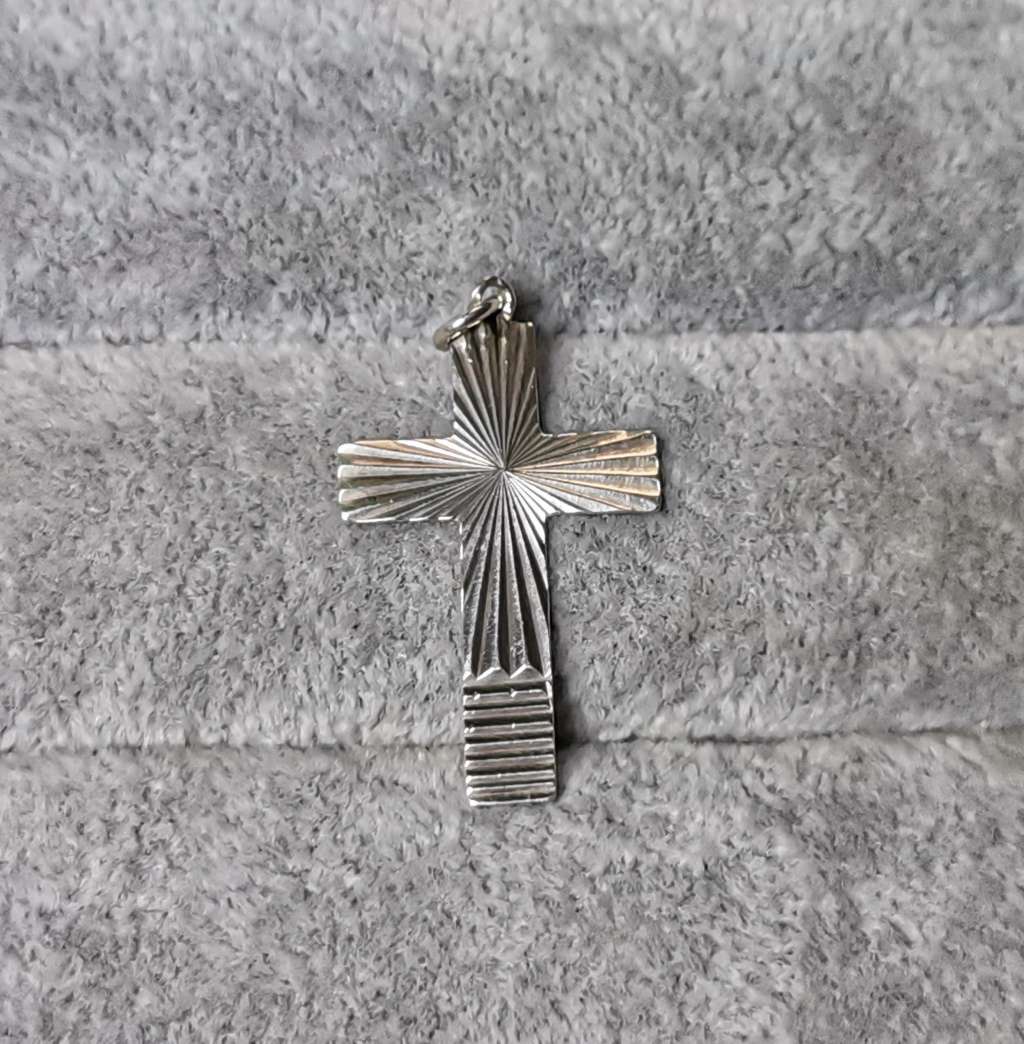 Cute Silver Cross Pendant