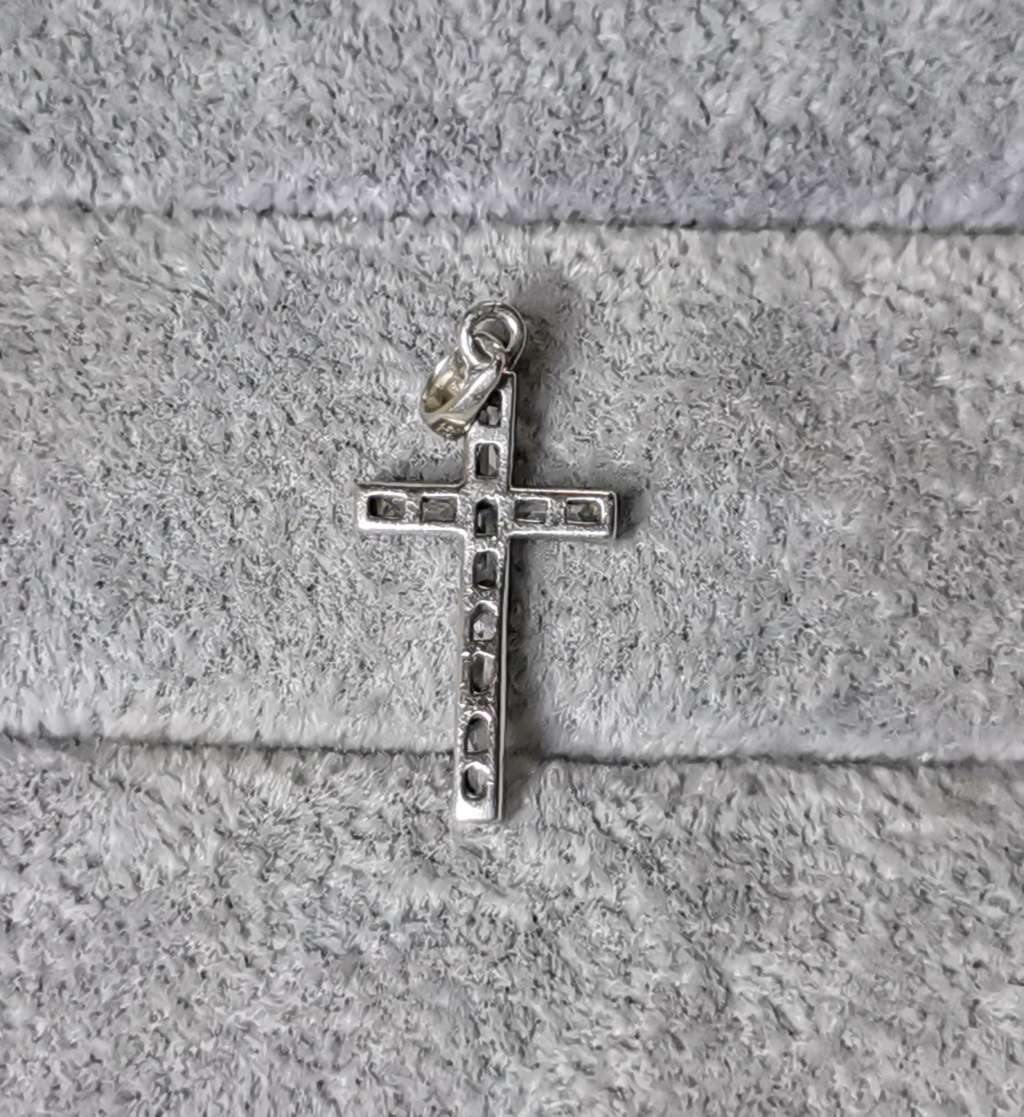 Dainty Silver Cross Pendant