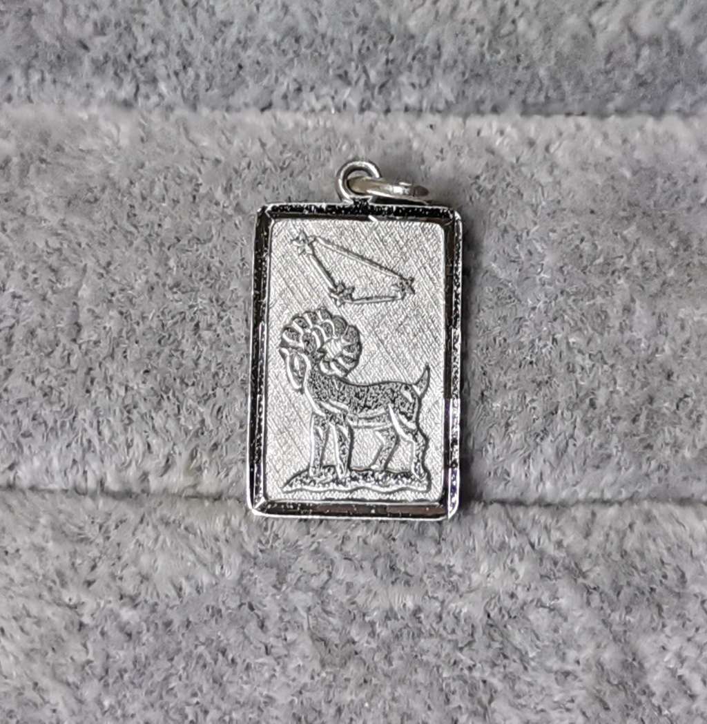 Silver Aries Pendant