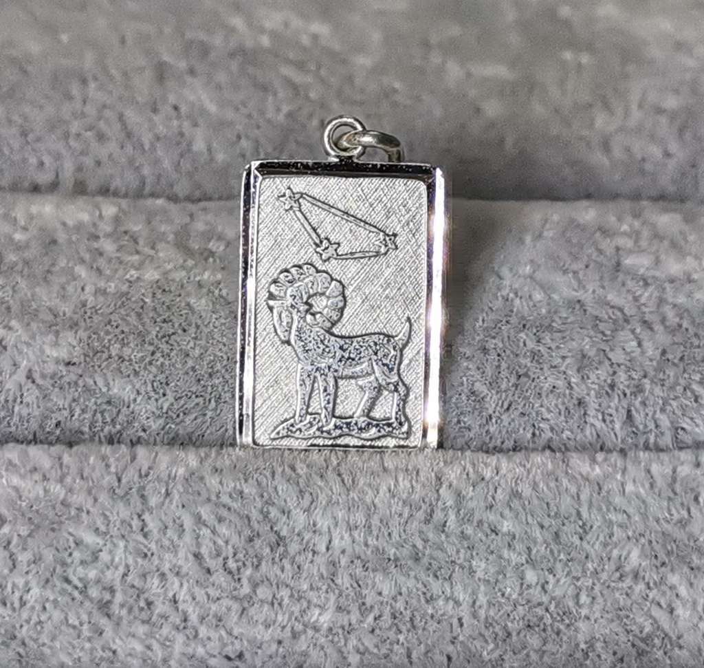 Silver Aries Pendant
