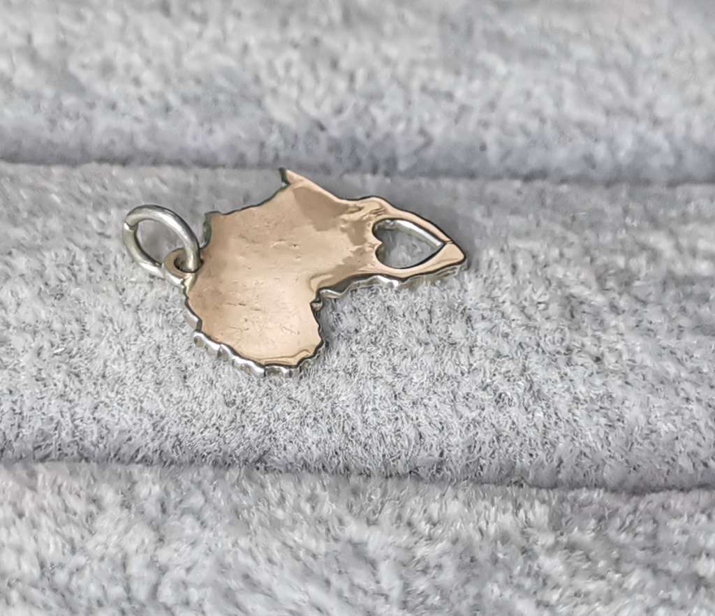 Silver Africa Pendant