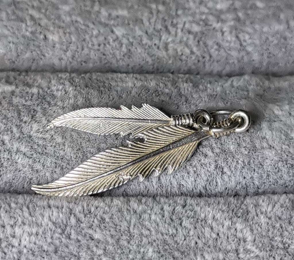 Silver Feather Pendant