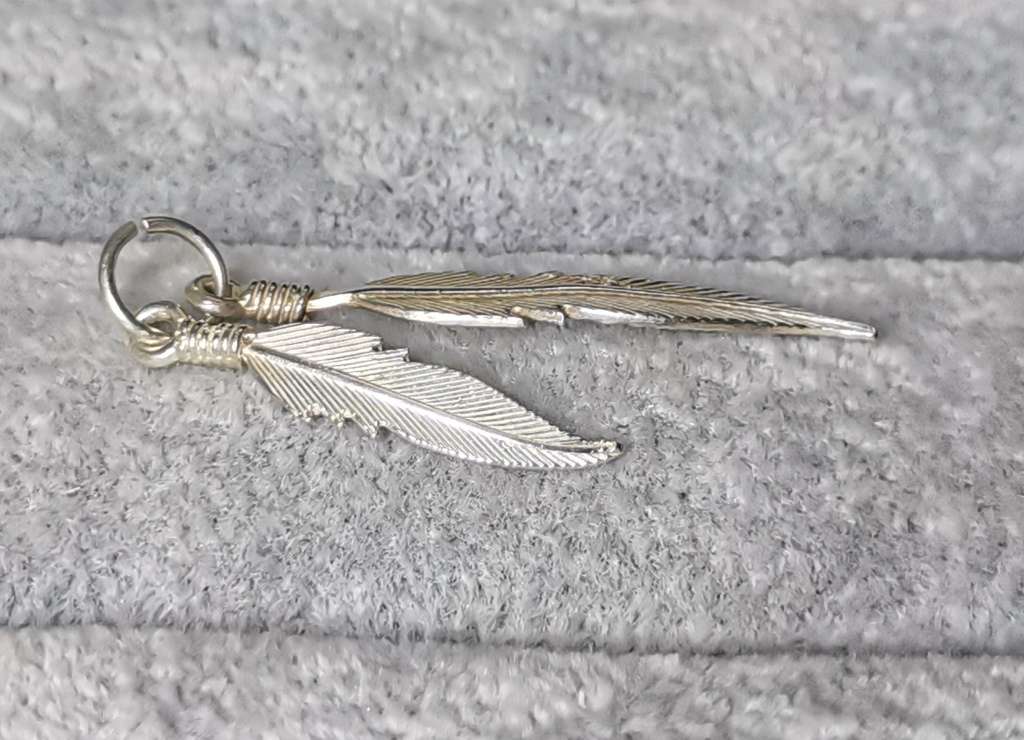 Silver Feather Pendant