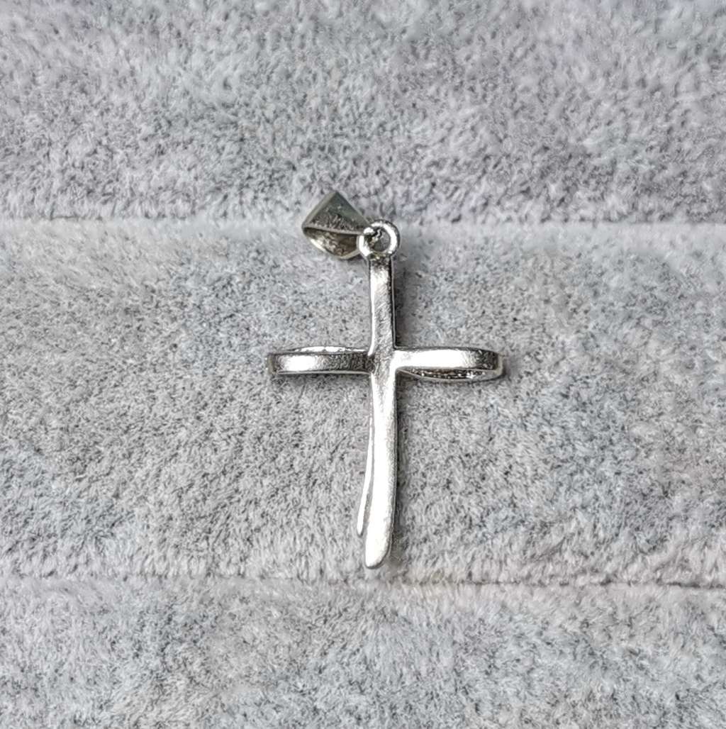 Dainty Silver Cross Pendant