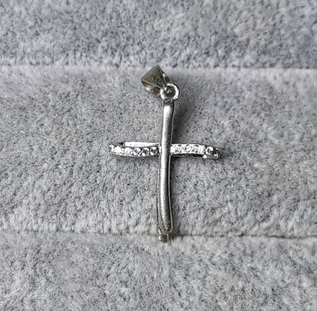 Dainty Silver Cross Pendant