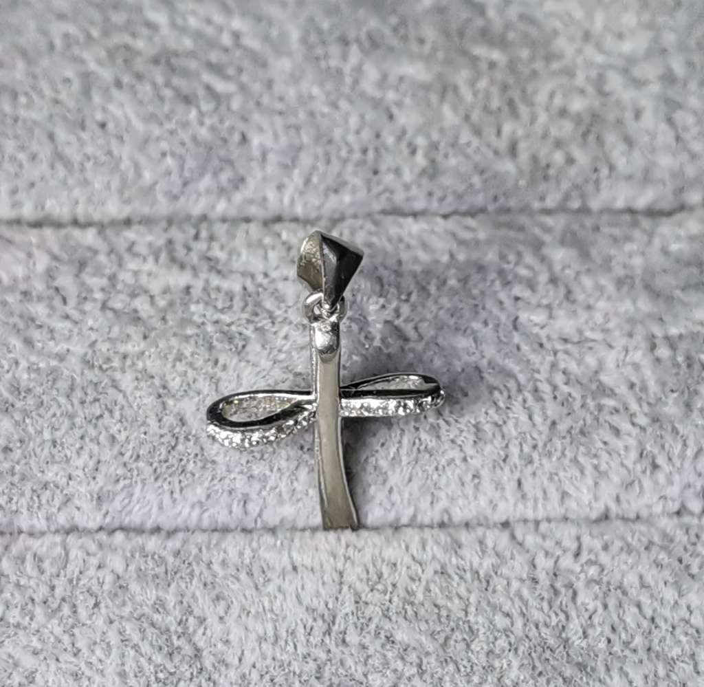 Dainty Silver Cross Pendant