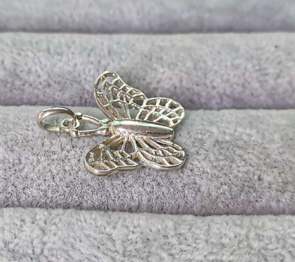 Silver Butterfly Pendant