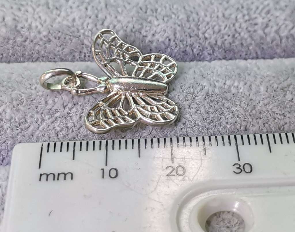 Silver Butterfly Pendant