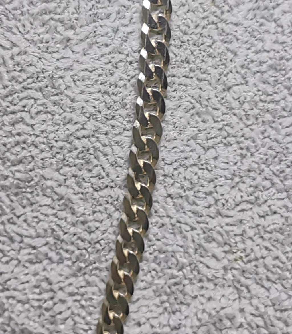 Discount!!! Silver Curb Chain