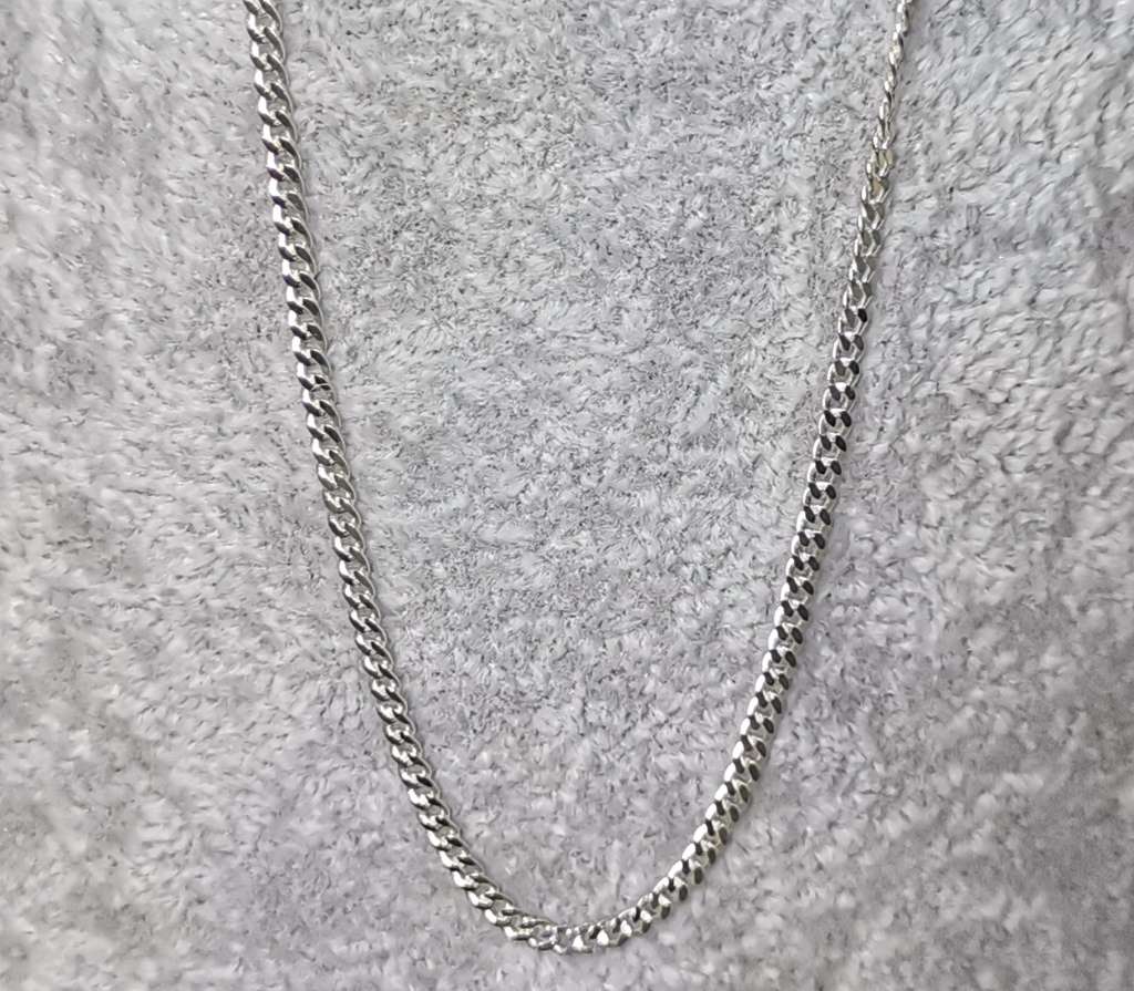Silver Curb Chain
