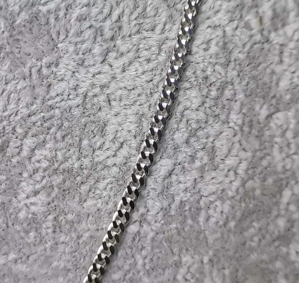Silver Curb Chain