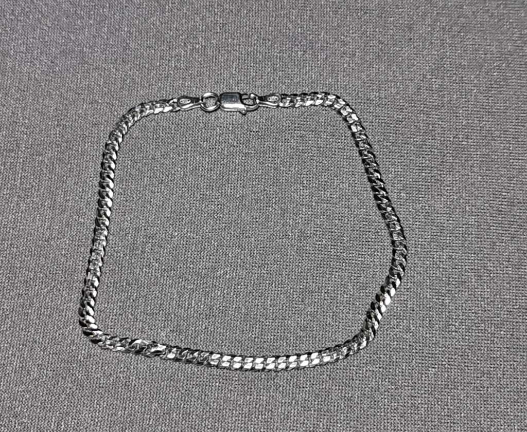 Silver Curb Bracelet