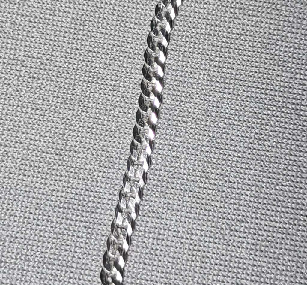 Silver Curb Bracelet