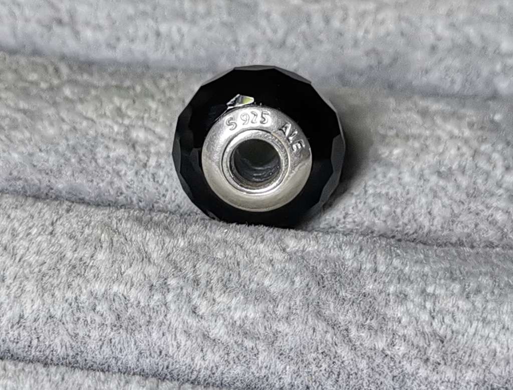 Pandora Black Glass Charm