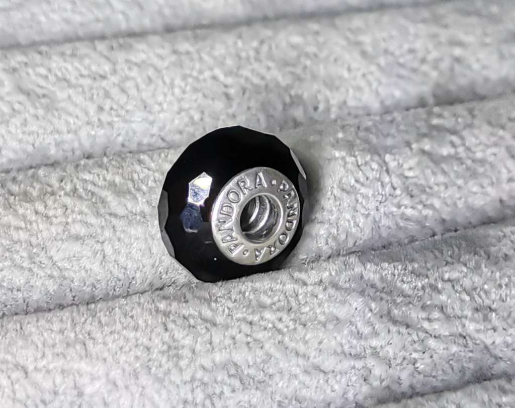 Pandora Black Glass Charm