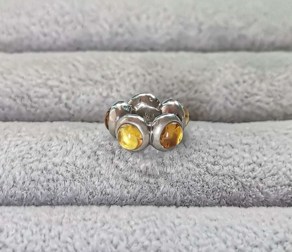 Pandora Citrine Cabochon Charm