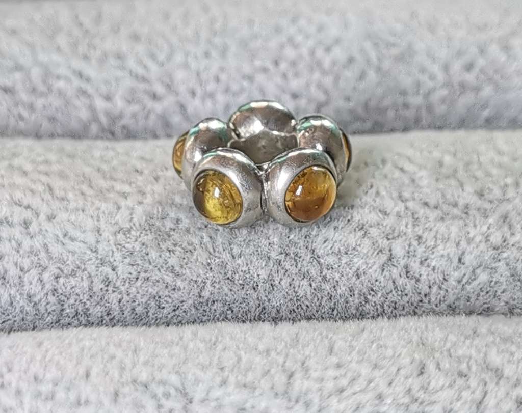 Pandora Citrine Cabochon Charm