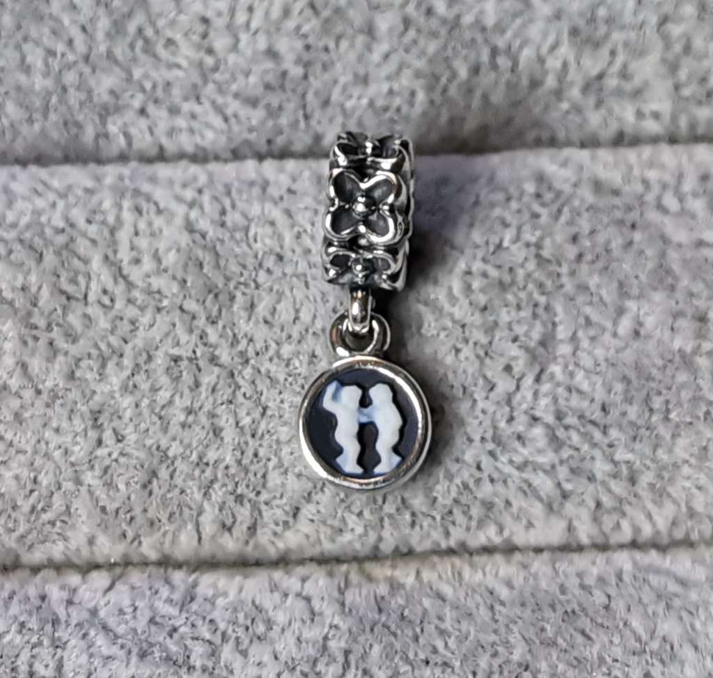 Pandora Gemini Agate Cameo Charm