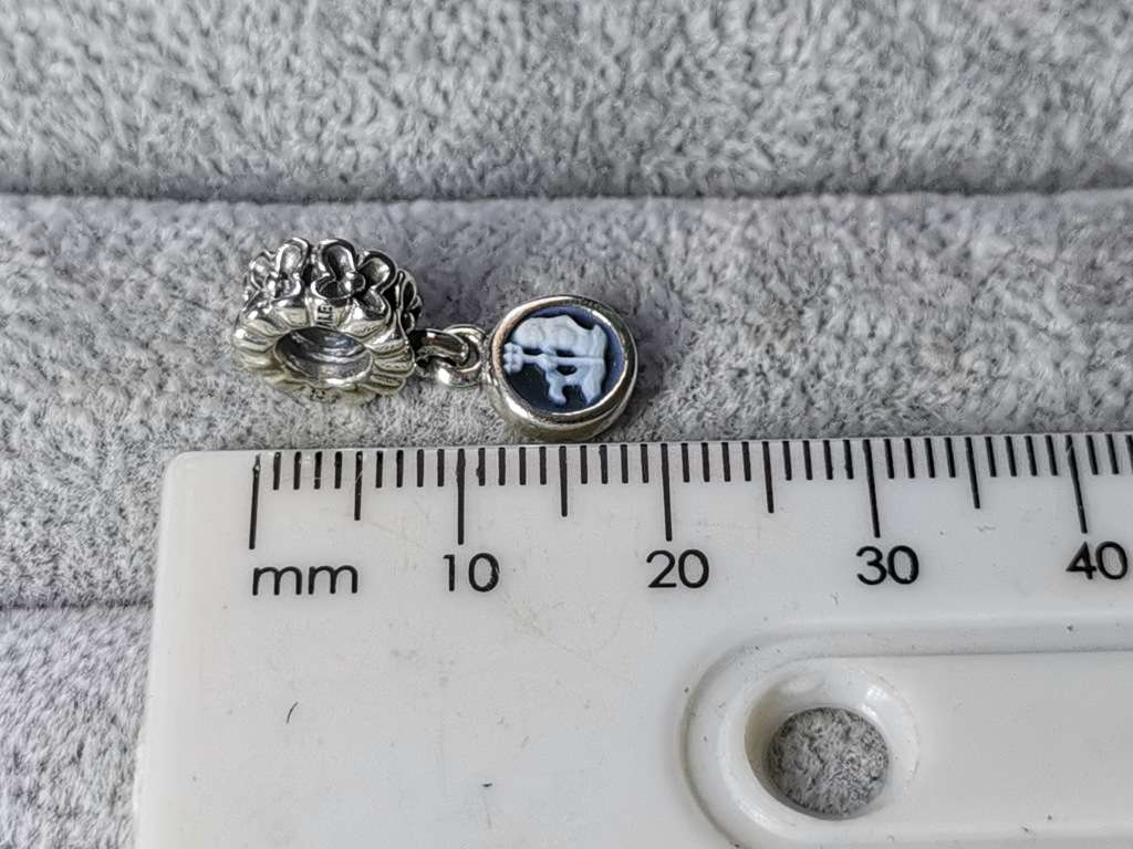 Pandora Aquarius Agate Cameo Charm