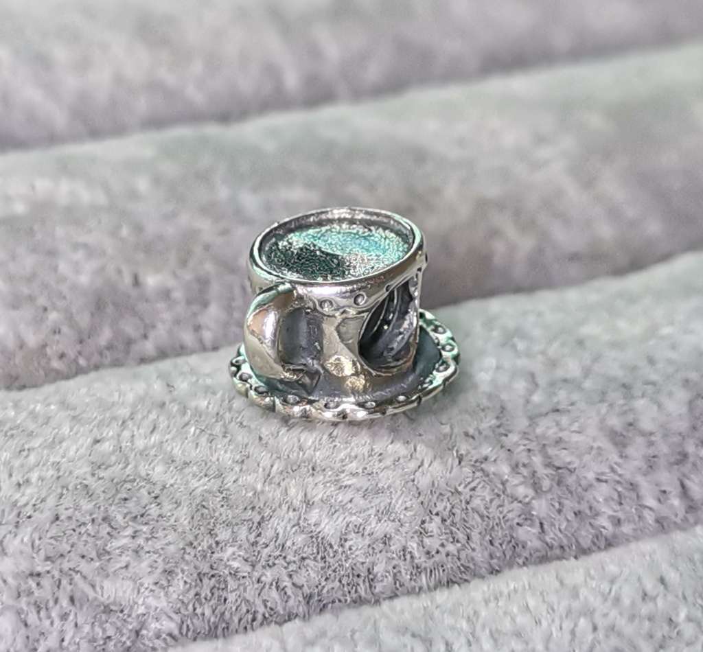 Pandora Cup and Saucer Charm