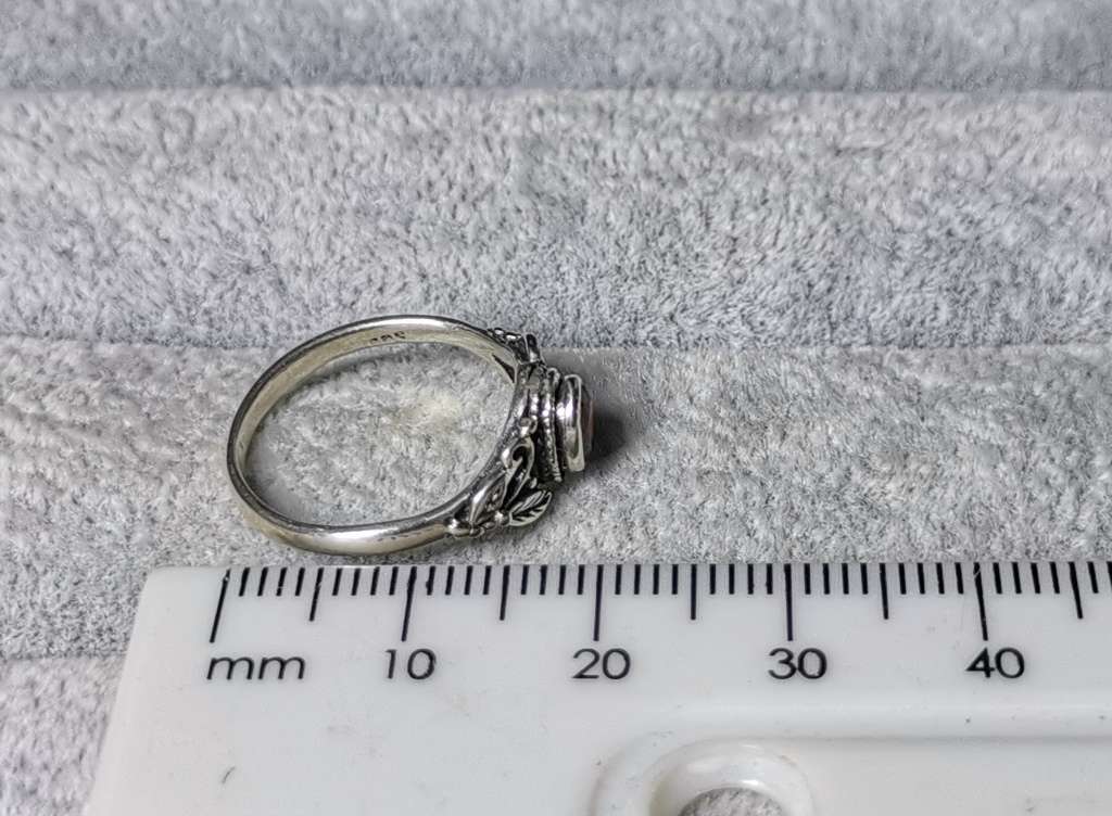 Detailed Silver Ring
