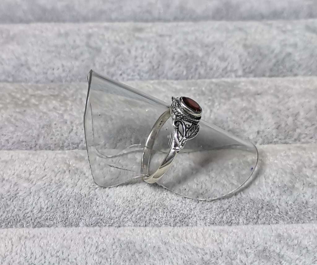 Detailed Silver Ring