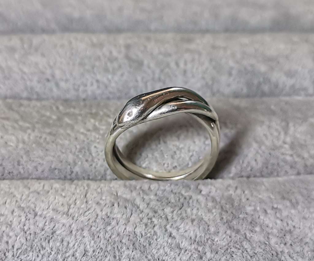 Silver Snake Ring