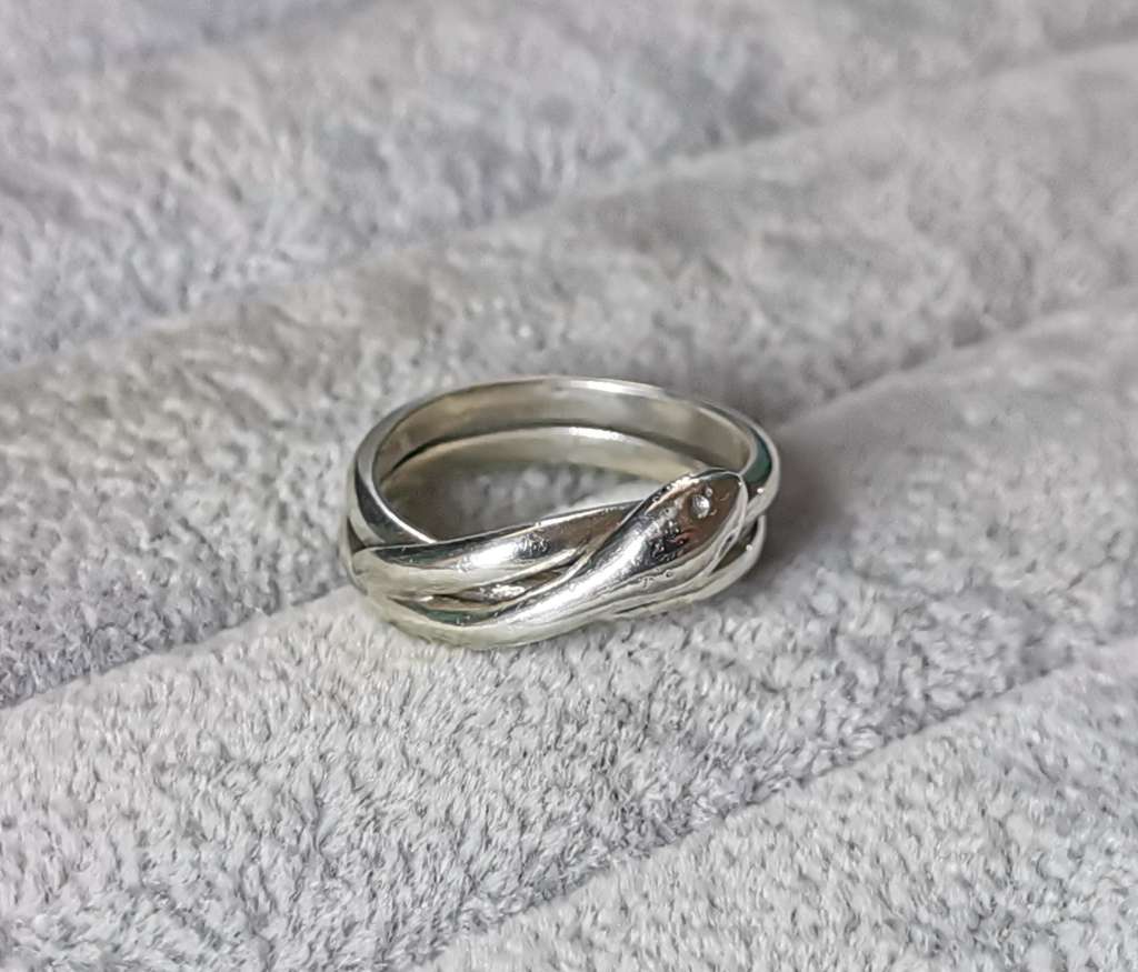 Silver Snake Ring