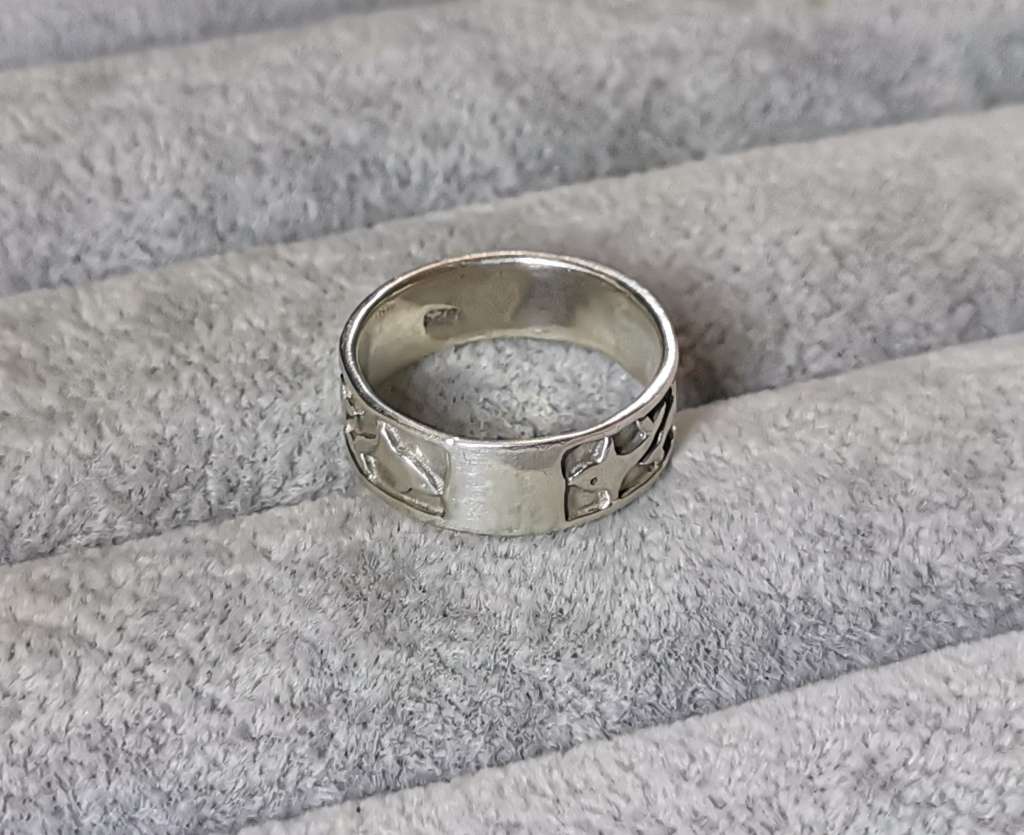 Silver Dolphin Ring