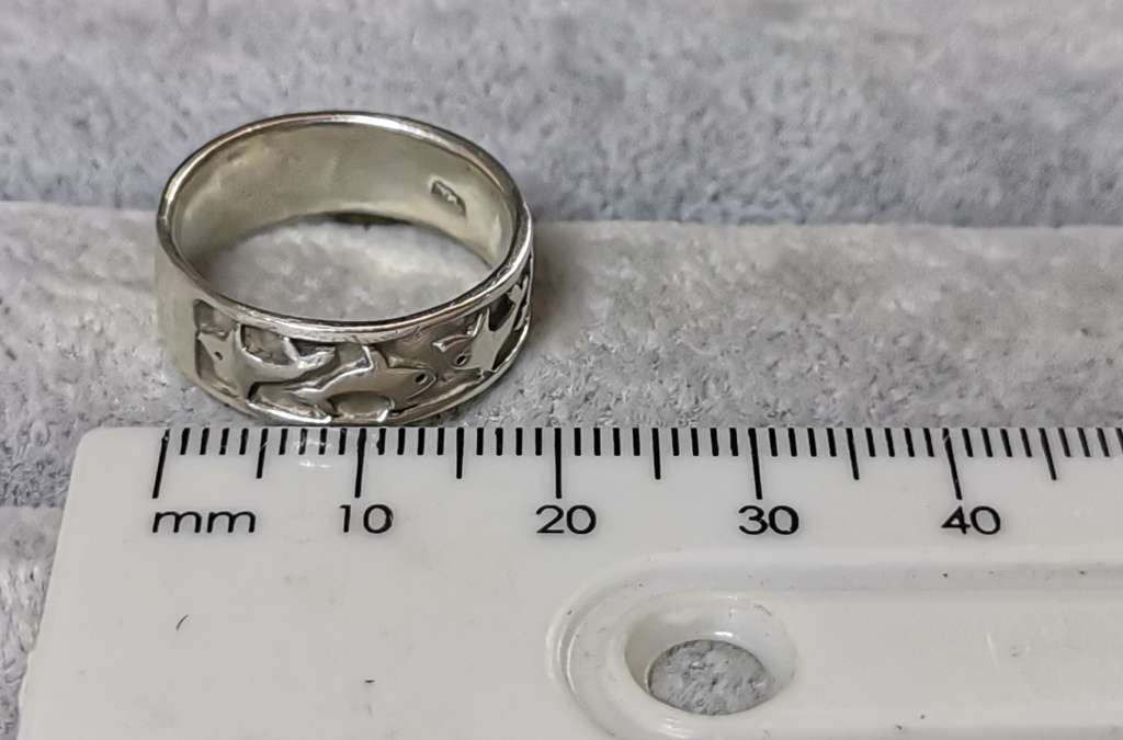 Silver Dolphin Ring