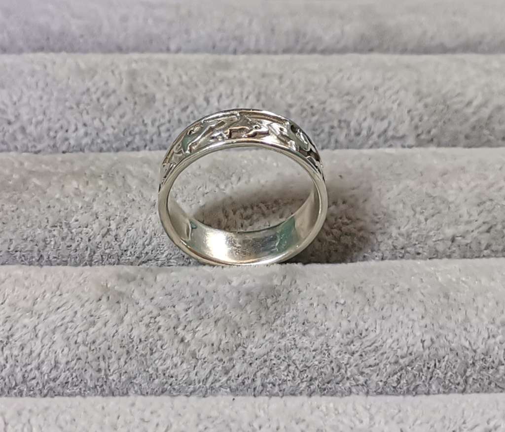 Silver Dolphin Ring
