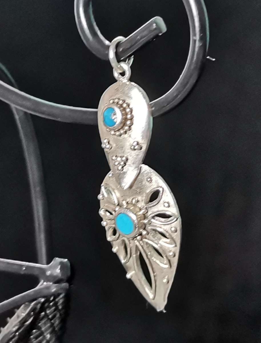 Unique Silver Pendant