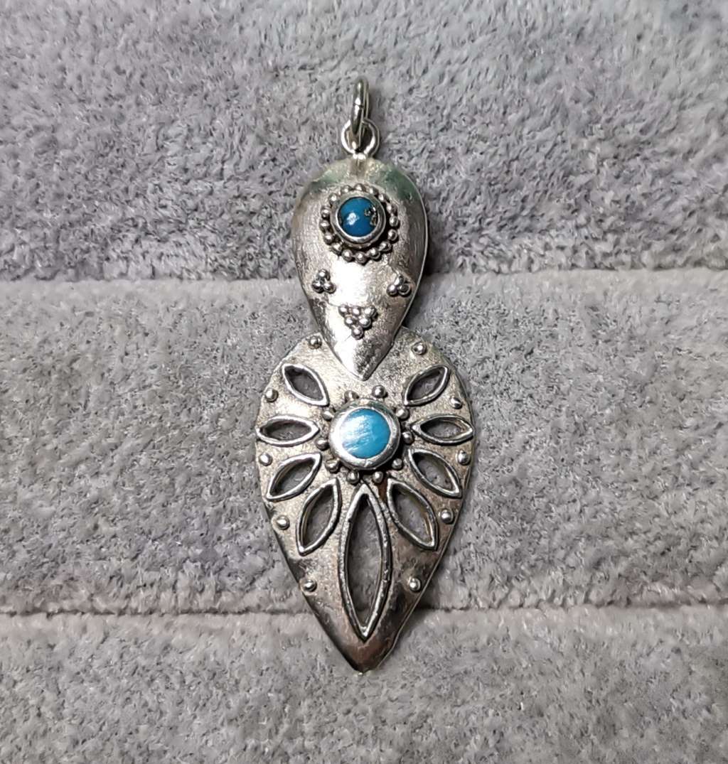 Unique Silver Pendant