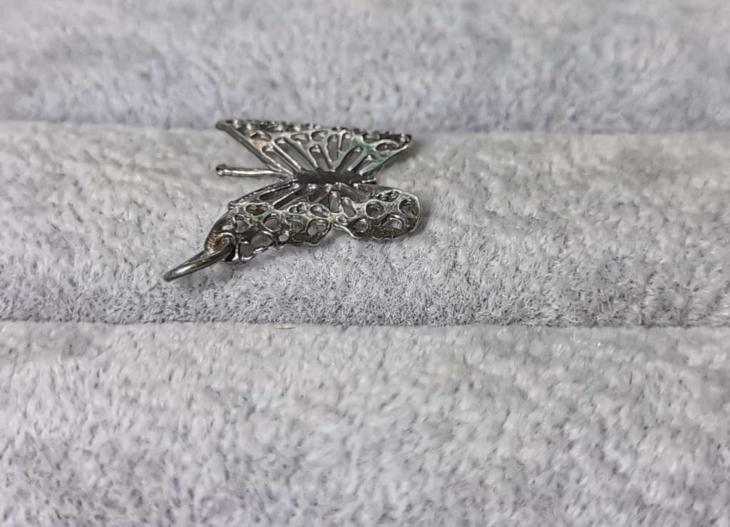Silver Butterfly Pendant